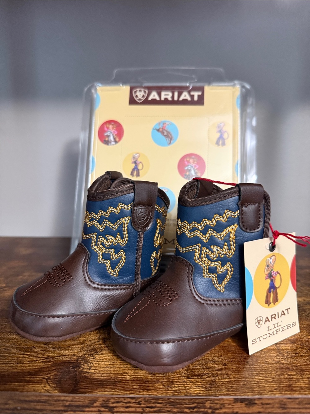 ARIAT DEADWOOD INFANT BOOTS BROWN - BOOT Baby - Picture 2 of 5
